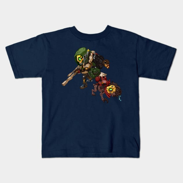 Borderlands 3 - FL4K & Mr. Chew Kids T-Shirt by eusrock